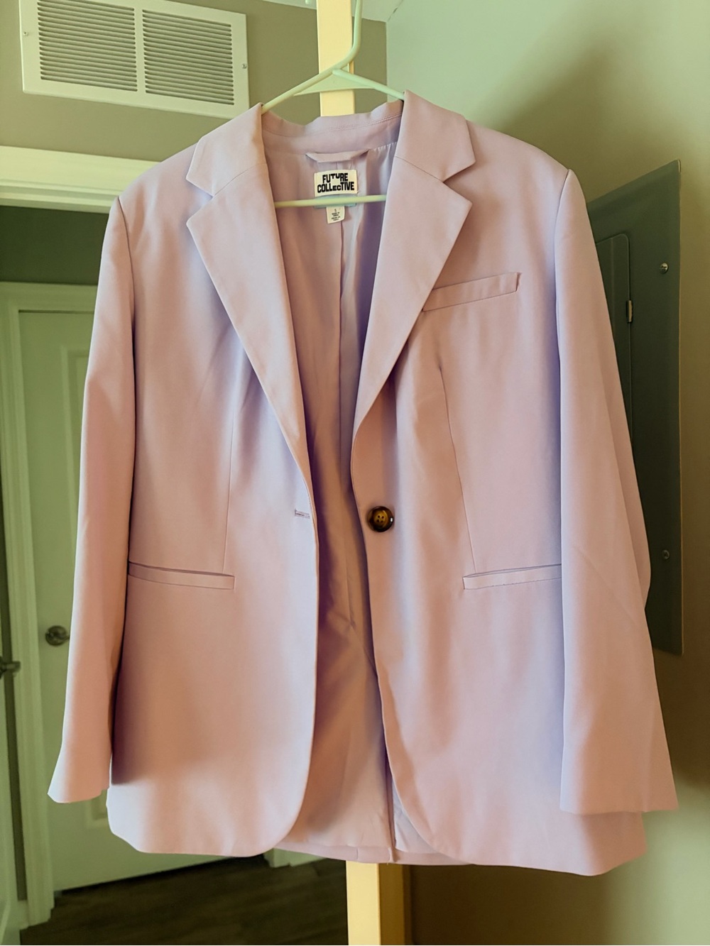 Future Collective Lavender Blazer